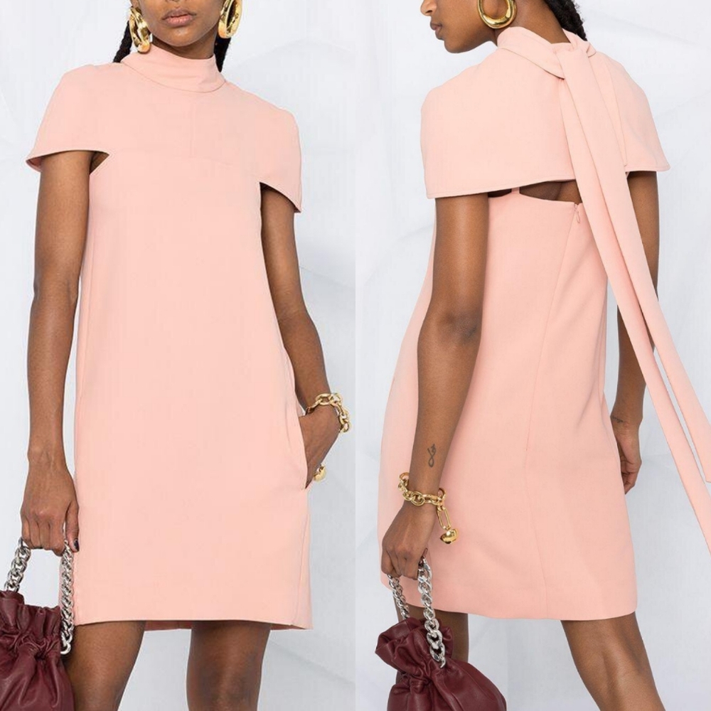 Victoria Beckham Pink Mini Dress